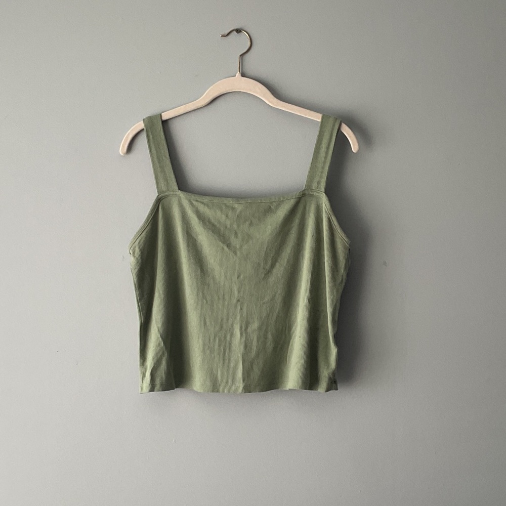 American Eagle Outfitters Olive Tank Top
